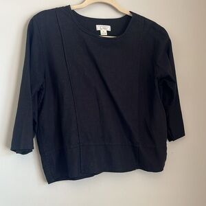 Vintage linen blend blouse